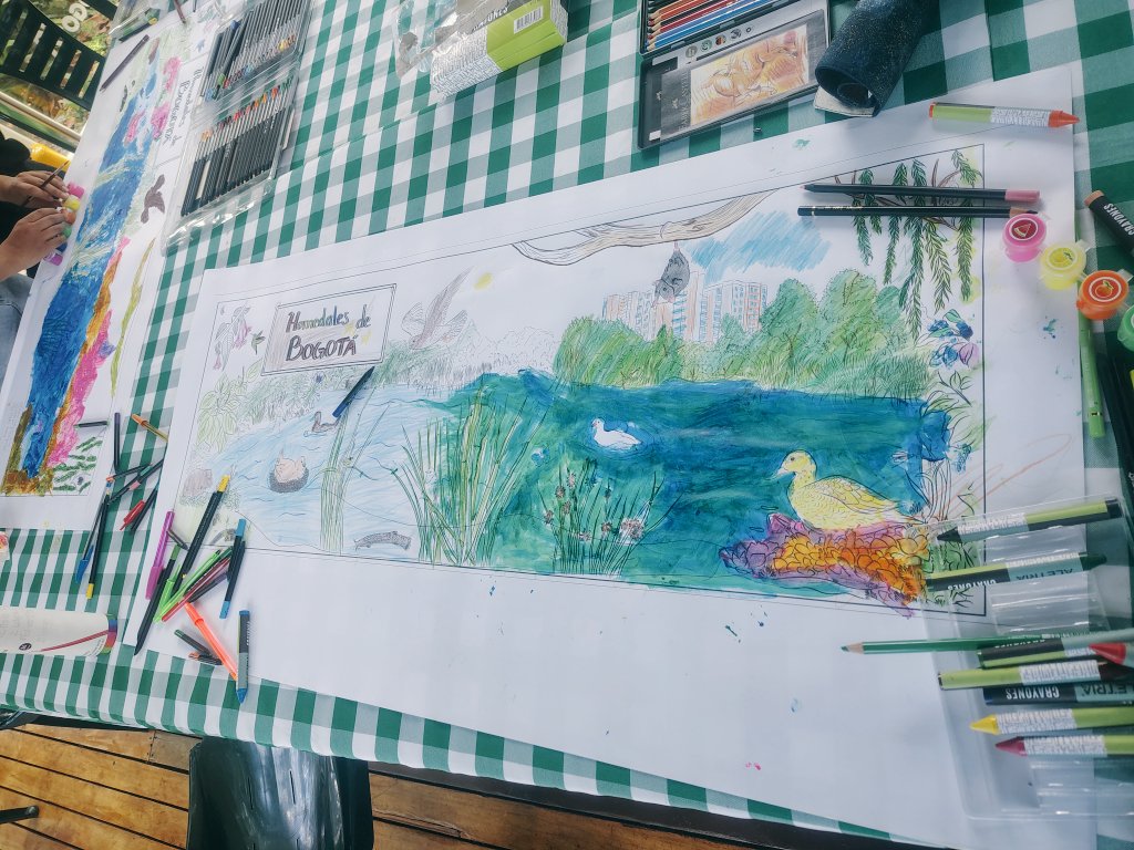 zarigueya_la's tweet photo. Excelente acogida de nuestros murales para colorear en el día del niño

Por más niños que crezcan amando a zarigüeyas, tinguas y serpientes sabaneras 🐍💚 https://t.co/v3TuLiccmp