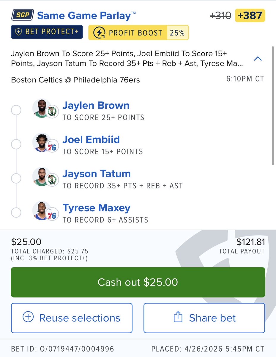 Belt to Odds tweet media