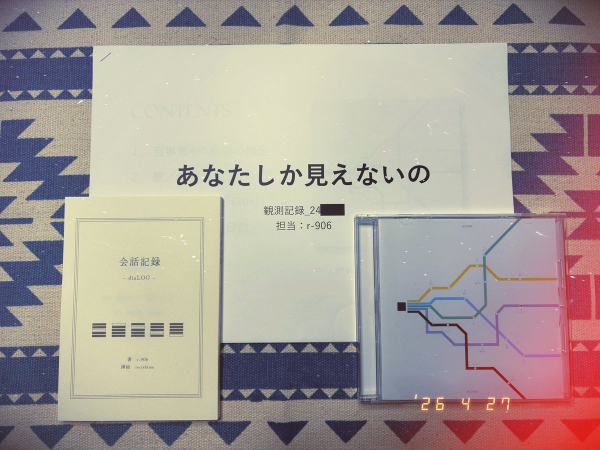 🎉 祝・2周年 🎉 】 あなたしか見えないの / r-906 (2024/04/25