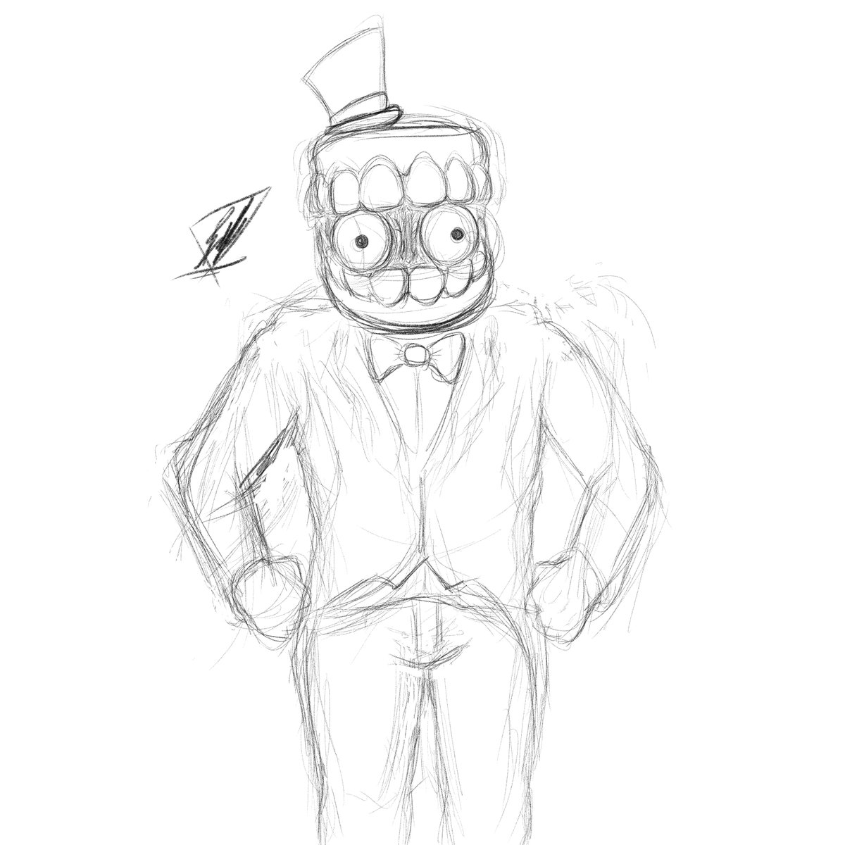 TRHBenArt's tweet photo. I just impulsively sketched Slop Caine??? I don't even know why but I just did it 😭
#slopcaine #slopskander https://t.co/OpN3AoQBN3