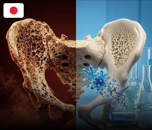fascinatingonX's tweet photo. 🔴NEWS: Japanese scientists have developed a pill that REBUILDS BONES AND REVERSES OSTEOPOROSIS https://t.co/ftesq6GV0A