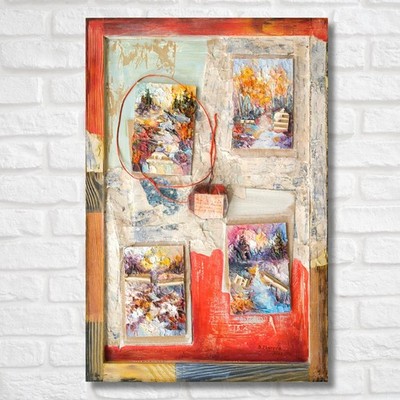 DariiaZhyrova's tweet image. Original framed mixed media artwork; Textured oil, acrylic and textile painting Buy on eBay: ebay.to/3AgGB9g #ebay #buyart #artists