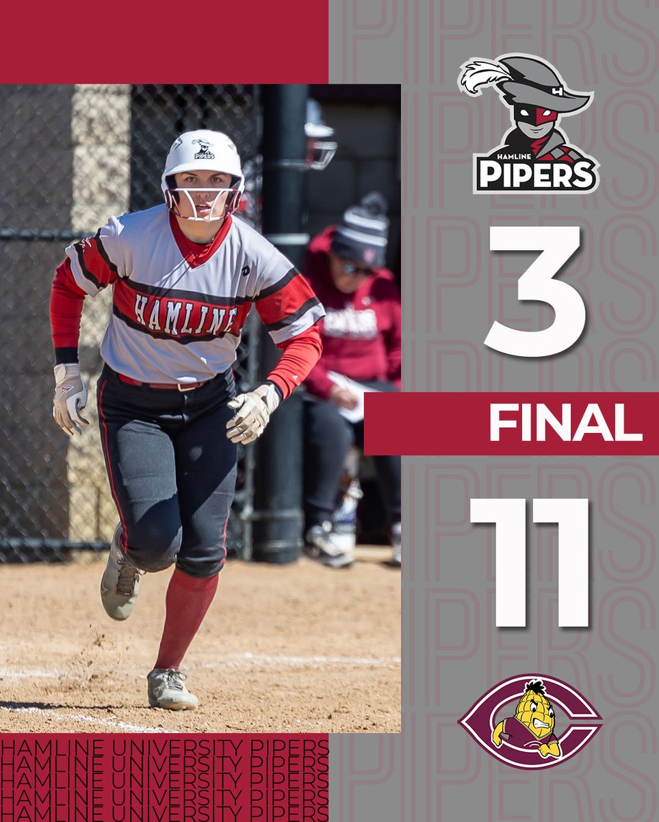 HUPipers's tweet photo. HOME FIELD FINALE ๐ฅ
@hamlinesoftball splits with the Cobbers on Senior Day, taking game one 8-2, including a homer from first year Julia Sina!
#GoHU #PipeItUp https://t.co/jO8oSZv6jI