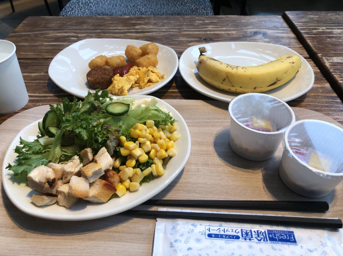 ryo_sfc's tweet photo. モクシー大阪梅田で500円課金して朝食を頂きました。 https://t.co/mxXgMXVSeI