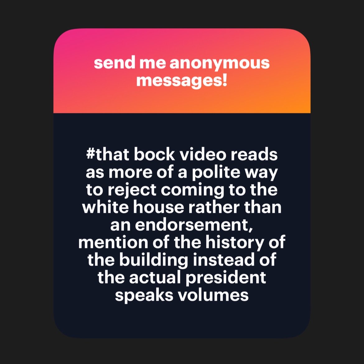 hadleysglenn's tweet photo. I suppose you could interpret it like that. I don’t see it as a rejection, but it is one of Madi’s wonderfully crafted nothingburger statements. This could very well lead to nothing as they’re busy doing SOI anyways — but I don’t think they’d rule out going. https://t.co/cLvmBE0LOU