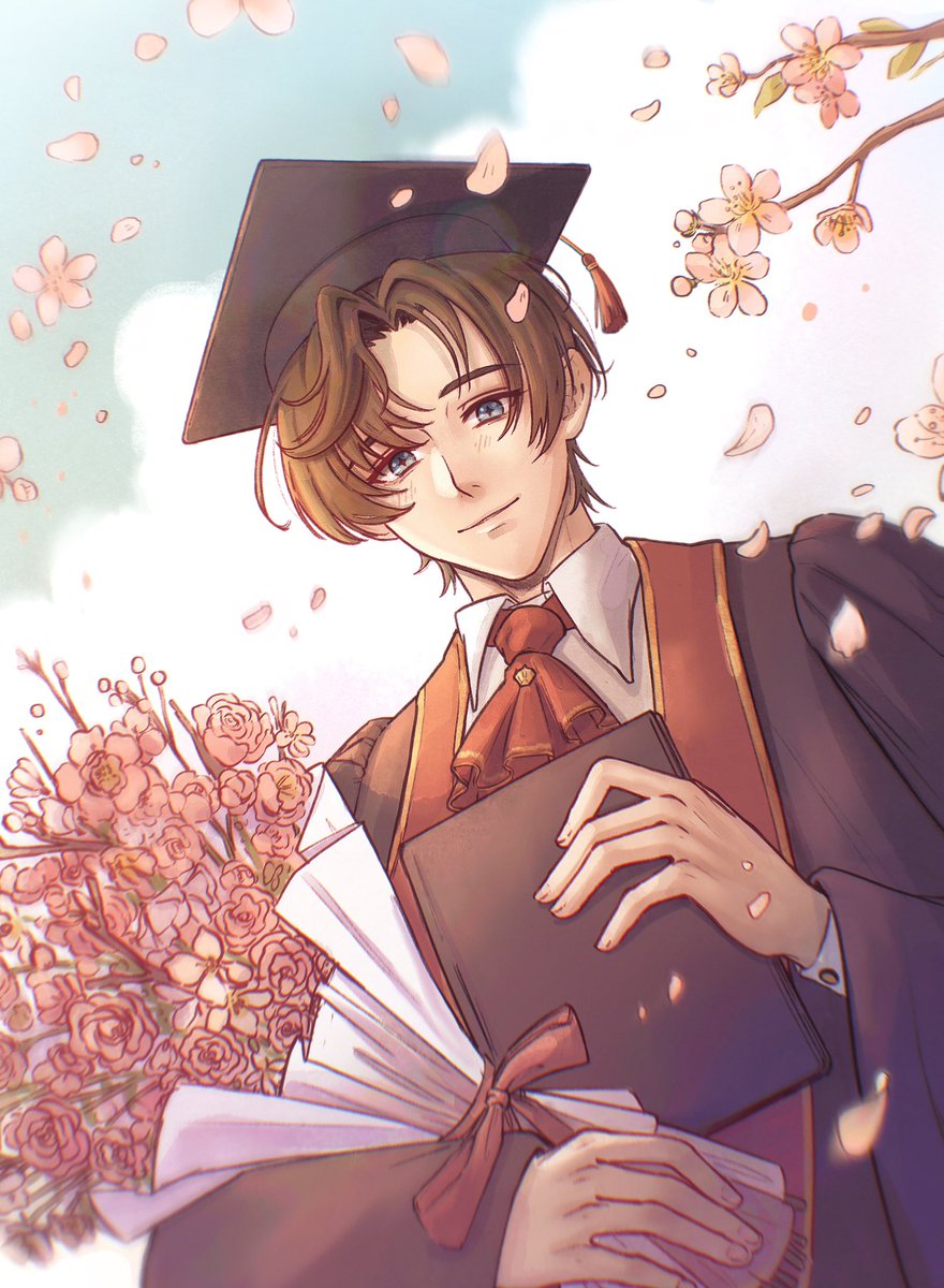 Photocard illustration I did for <a href="/tearsofnyc/">Tears of NYC</a> cup sleeve event! Artem graduation :D

#HappyBirthdayArtem #tearsofthemis