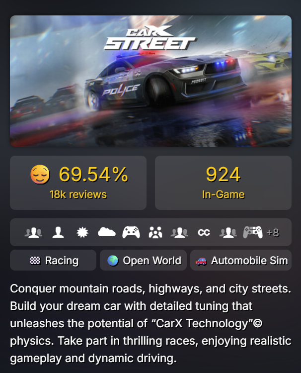 TheCanadianGTR's tweet image. "NFS got cooked by an indie game." - 🤓

#CarX #CarXStreet #NeedforSpeed #NeedforSpeedUnbound #NFS #NFSUnbound