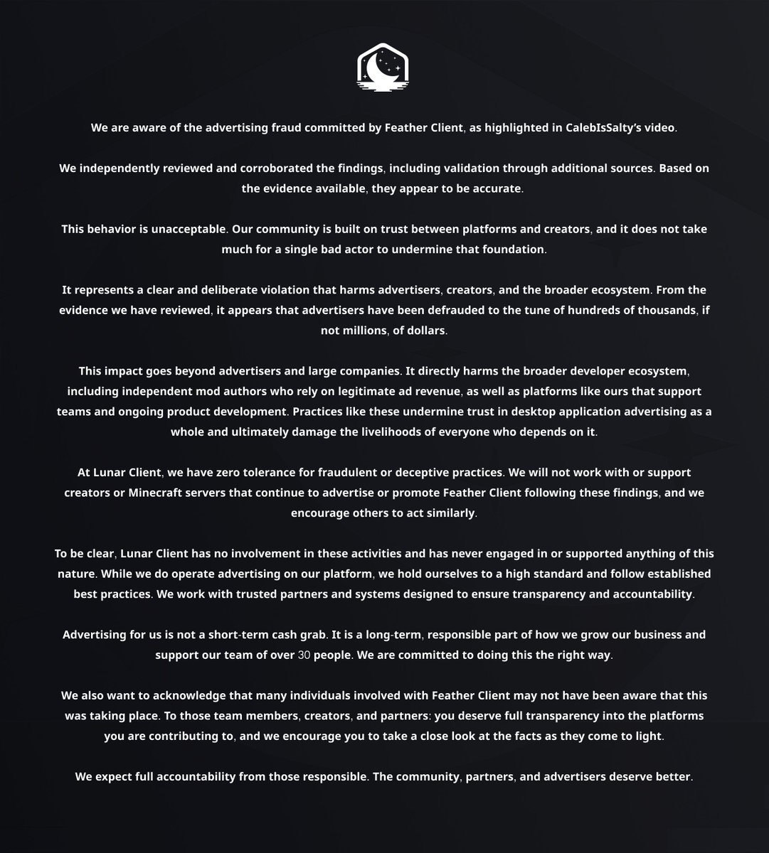 Lunar Client tweet media