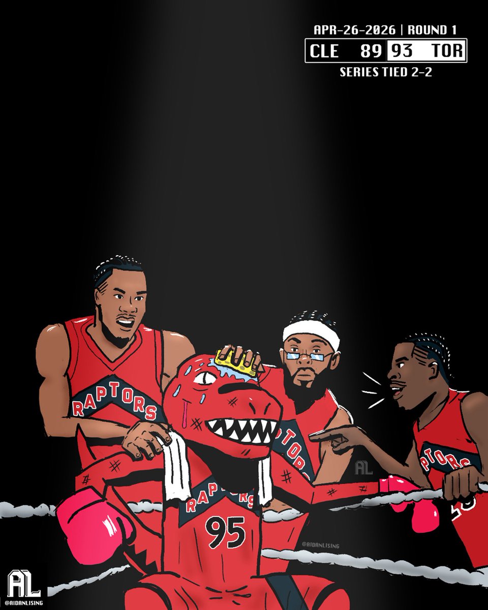 aidandesigned's tweet photo. A sketch after every Raptors game this season

(2026 Playoffs - R1G4)

#WeTheNorth https://t.co/vNMi0jR1vw