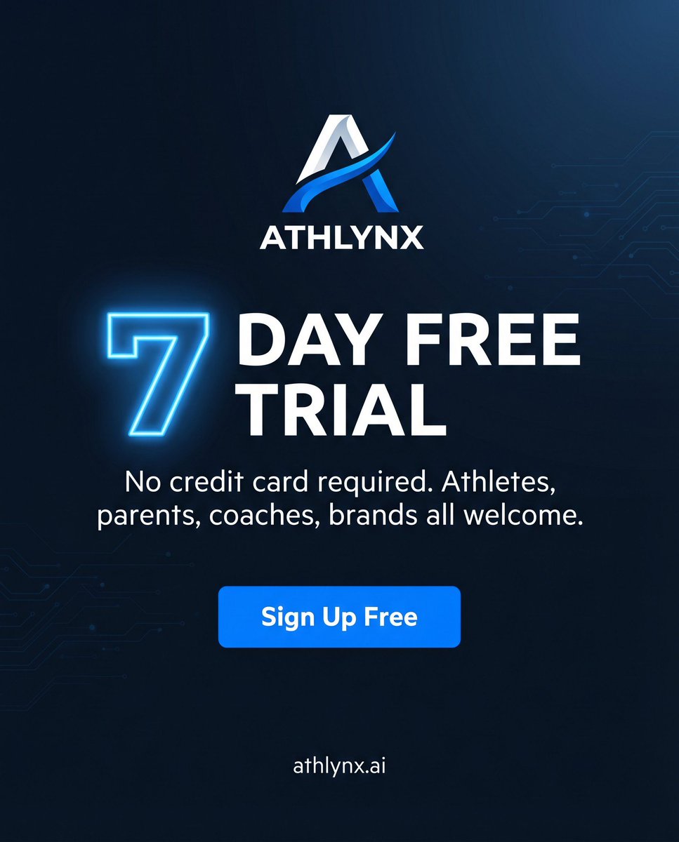 ChadADozier2's tweet image. Diamond Grind mentality meets cutting-edge technology. Athlynx is built for athletes who refuse to settle. athlynx.ai #Athlynx #NIL #CollegeAthletes #TransferPortal #AIRecruiting #StudentAthlete #SportsTech