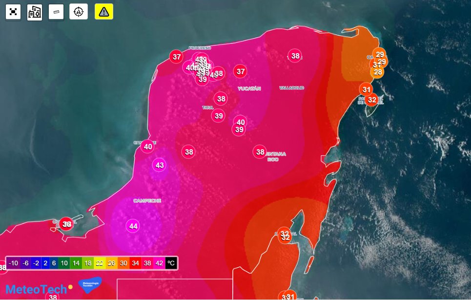 Meteorología Yucatán tweet media
