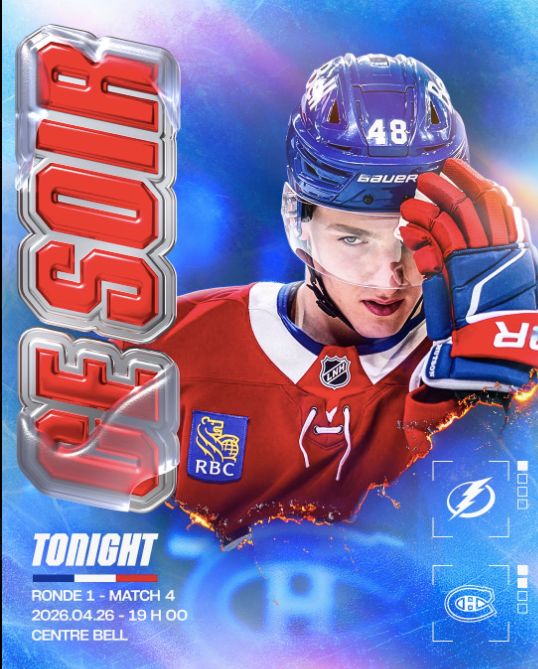 ChrisHabs360's tweet image. #Habs lines vs #Lightning

Caufield - Suzuki - Slafkovsky
Anderson - Danault - Evans
Newhook - Kapanen - Demidov
Bolduc - Dach - Texier 

Matheson - Carrier
Guhle - Hutson
Struble - Xhekaj 

Dobes (starter)
Fowler

#GoHabsGo #NHL #Hockey @RocketSports