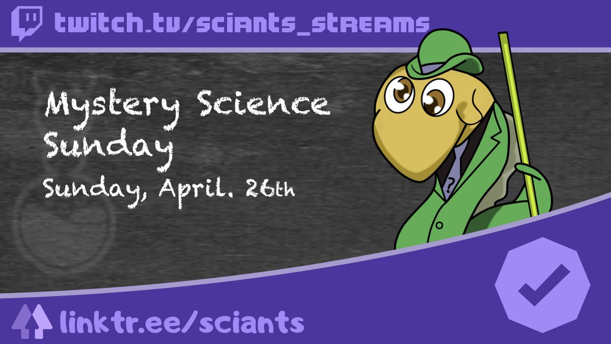 SciAnts_Media's tweet image. It's SciAnts Sunday! Tonight, we are exploring more of @PRAGMATAgame. chatting in game science, and wondering if dad mode with tears will be active 

9pm EDT

#science #twitch #TwitchPartner #live #stem #sciants #livestream #scicomm #twitchambassador 

twitch.tv/sciants_Streams