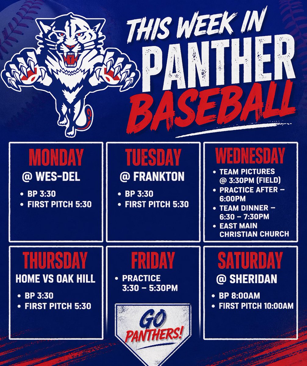 Elwood Panther Baseball tweet media