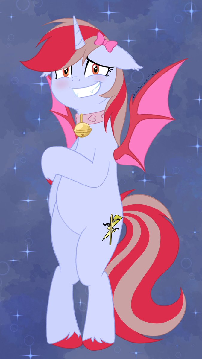🎀Lil'Cinnamon/Bow unibat/irl mare RAFFLE PINNED! tweet media