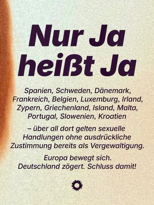 DemokratieV's tweet photo. "Nur Ja heißt Ja" von CDU und AfD abgelehnt. 
Was in den meisten Ländern Europas geht, soll hier nicht gehen? 

#Frauenrechte #NurJaheisstJa https://t.co/nvqs6nv9pd