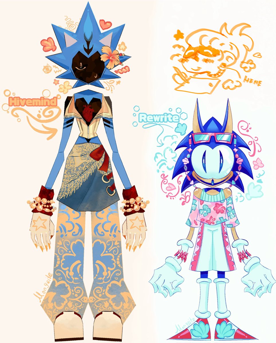 DKrupa74042's tweet photo. Okay, I made a design of these beauties in color, how do you like the design?
What are your references for poses for full art?
Autor Hivemind:@TheWr13r
#Hivemind #ART #Prototype96 #RewriteSonic #sonic #Sonicexe #fanart https://t.co/uwnp9Kqn9Y