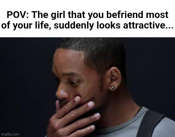 ConventionMemes's tweet image. This can't be happening, can't even have eye contact properly... #memes #funny