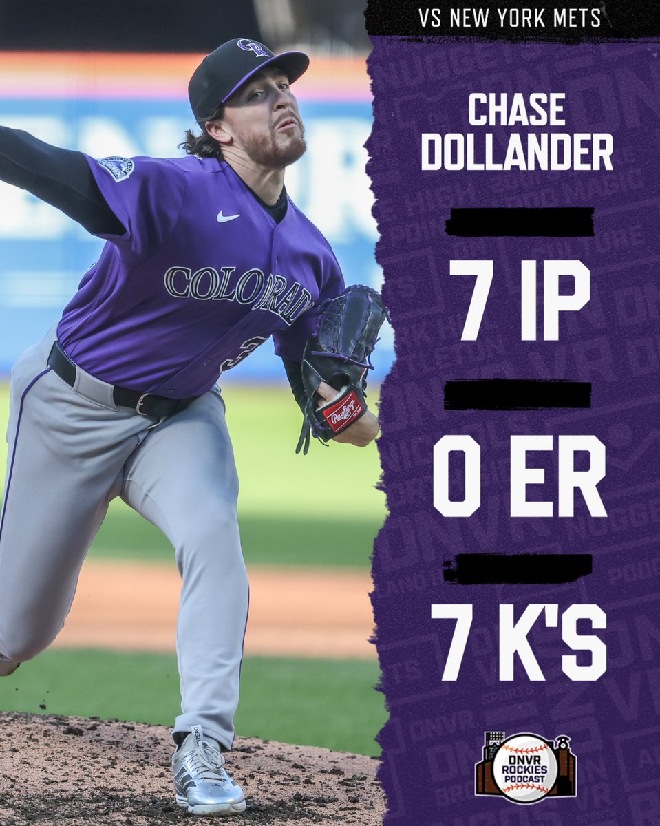 Tyler. Chase. Dollander 🔥 

His ERA is 2.25 in 32 innings this season
