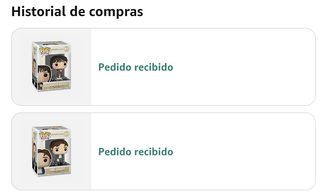JinjackAz's tweet photo. Cuánto más debo esperar a que me lleguen? A bastantes chicas ya les llegó, ya que empezaron enviar desde antes del 30 de marzo @amazon @amazonmex @FunkoPOPsNews

#Preventa #orgulloyprejuicio #funkopop https://t.co/hKUGUNMNd1