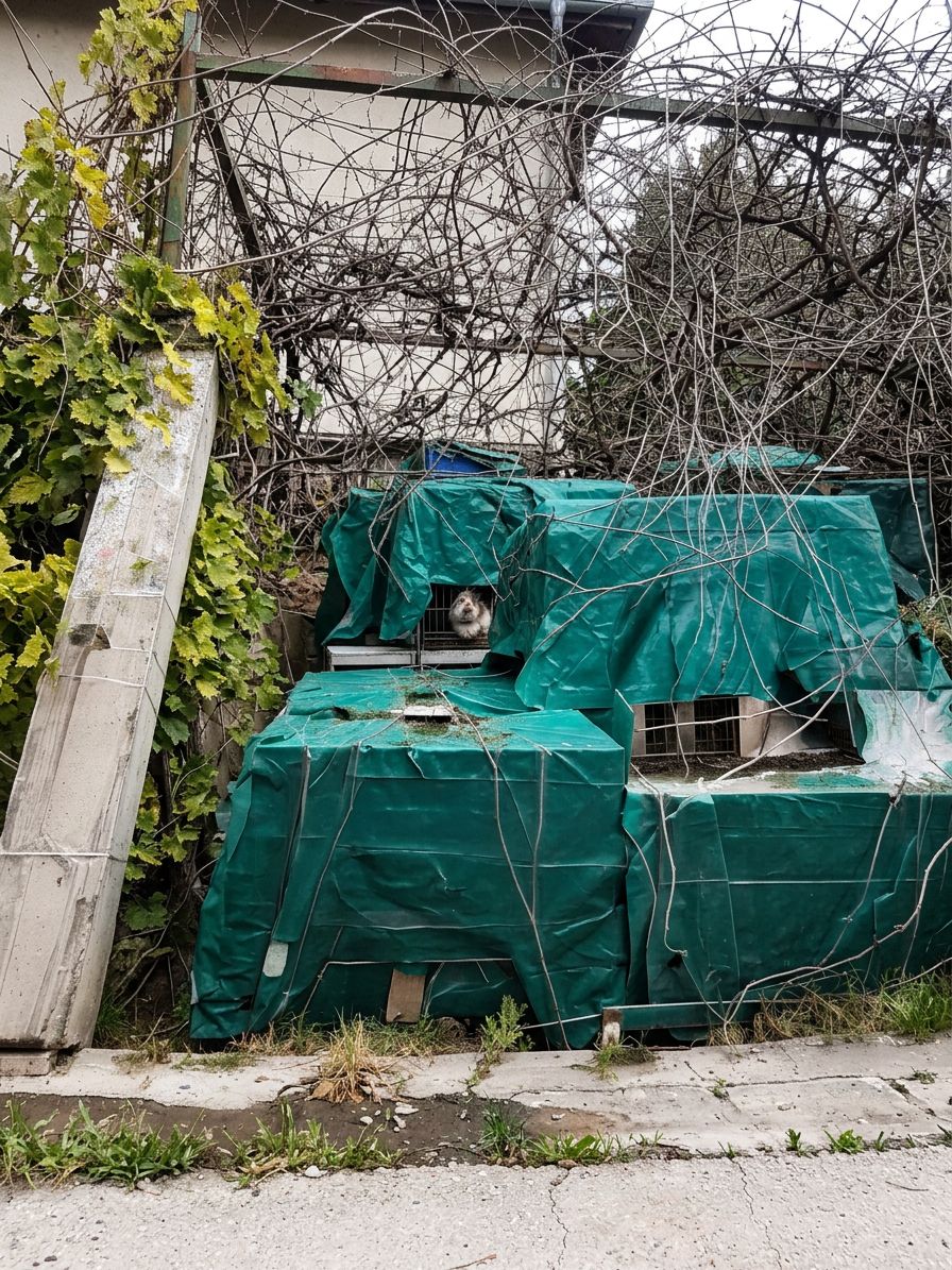 "Buona sera onorevole, volevo chiederle se può intervenire per queste oche  che vivono  da circa un anno in queste gabbie  sempre coperte.  Ma vorrei  restare  anonima. Grazie .Sì trovano a Casapulla".