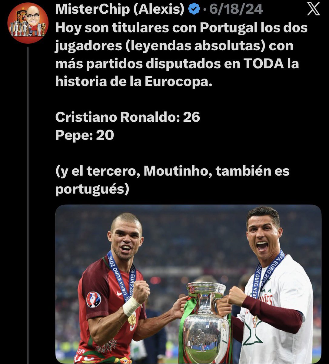 Andrada=suspension de por vida 

Pepe=leyenda 

Más madridista imposible el calvo de mierda este