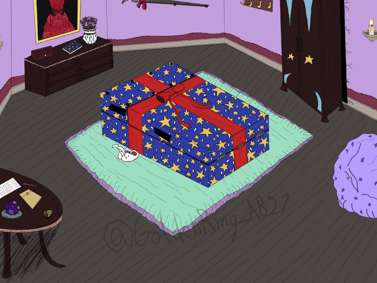 GoldenRing_AB27's tweet image. The Ringmaster’s and Twisted Model’s bedroom within the mad circus fully colored

#FantasyToyBox @violet_mid #SmilingCrittersAU #FantasyToyBox #MadCircusAU #PoppyPlaytimeart #original_character