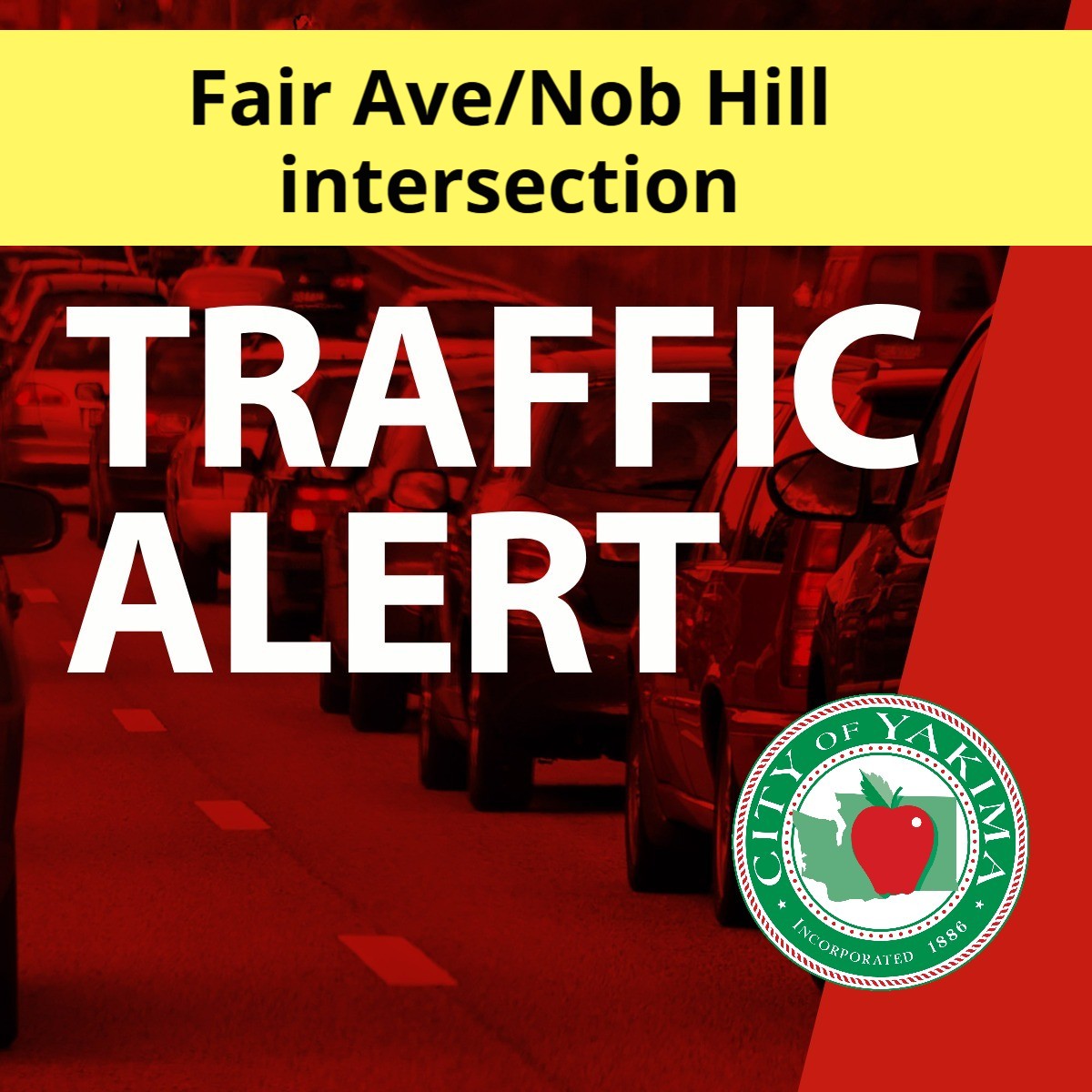 CityofYakima's tweet image. ❗REMINDER❗ Fair Ave/Nob Hill closures:
🚧Fair Ave closed at the intersection. Detour via E. Mead Ave and Pacific Ave
🚧Nob Hill Blvd one lane each way
🕛Closures 24/7 thru April 30 for road resurfacing
👷‍♂️Access provided for properties
#ThankYou for your patience!
