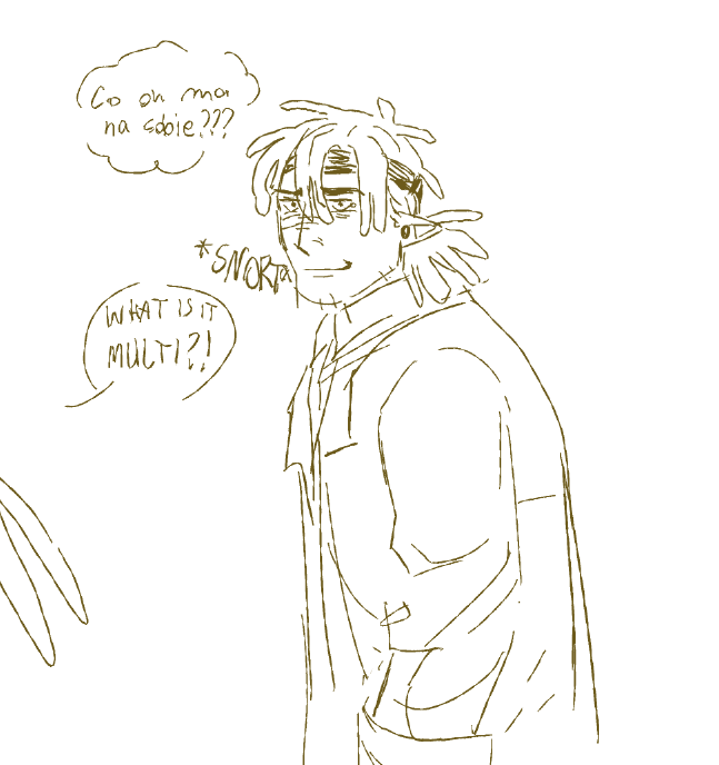multi's reaction btw #naukosick 