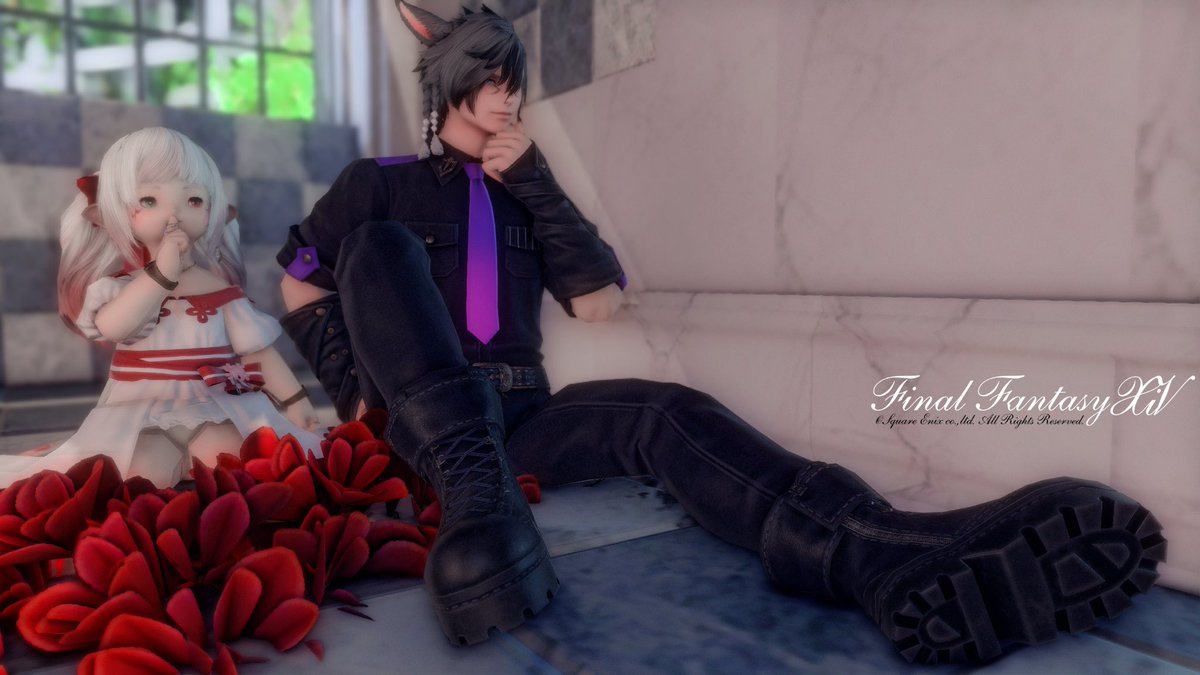 heine_alf's tweet photo. おはようございます🐈‍⬛
週末はVRCで知り合ったフレンドさんとひFF14でも遊びました！
とても綺麗なスタジオさんでSSも撮れて楽しかったですฅ•ω•ฅ
#SSSquare_XIV https://t.co/JulSx5DmeQ