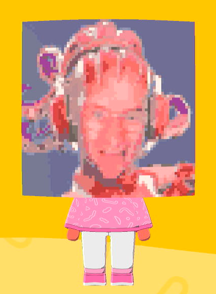 ElkFace74's tweet photo. I'm a big fan @FroggerOW so I decided to make you a mii on my island! I think you turned out great, love your content! https://t.co/bzVkO3KZjJ