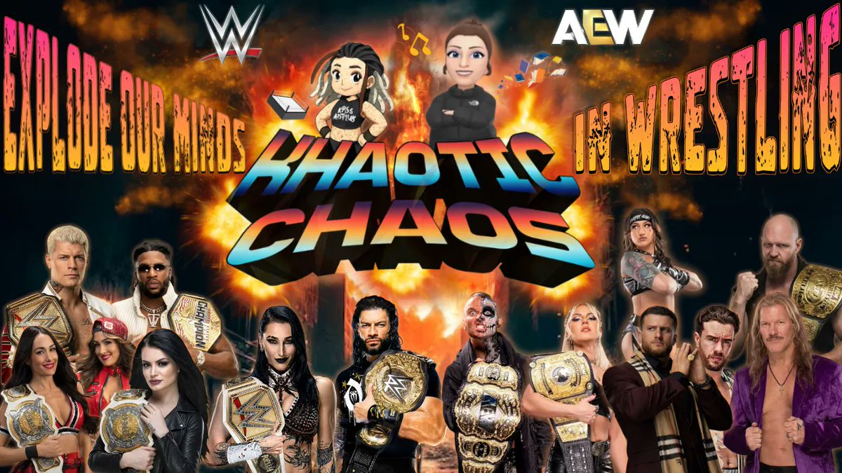 JustInTime211's tweet image. @khaoticchaospod Episode 11 tonight LIVE! on @CircleOfDebate on YouTube

Start Time: 9:30pm EST

Come join the conversation. Don't forget to hit the like button, share the video and subscribe to the channel. All support is appreciated. Link down below

#WWE #AEW #wrestling