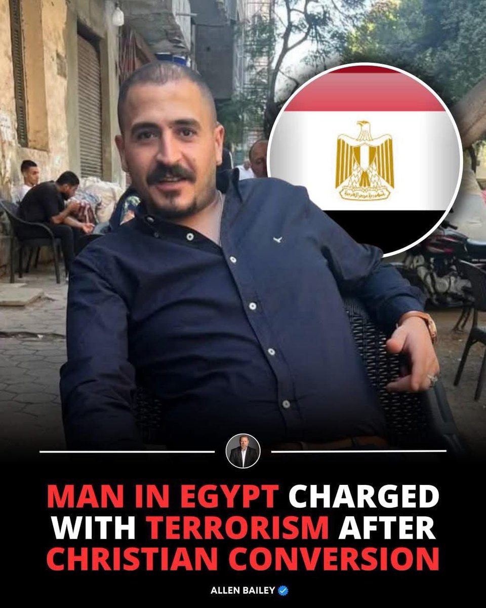 “I have seen the oppression of My people in Egypt… and I have heard their cry.”
— Exodus 3:7 ✝️

Thousands of years later…

Said Abdelrazek is in a cell.

Not for violence.
Not for a crime.

For believing in Jesus.✝️

Same place.
Same pattern.

THIS IS PERSECUTION.

And the