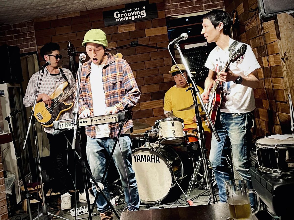 Grooving Mamagon 22nd Anniversary お越しくださりありがとうございました！久々に集まったメンバー。皆のソロの歌も聴けて、グルママ愛溢れる良い時間でした。やっぱり皆で音を出すのは楽しいね。また！
