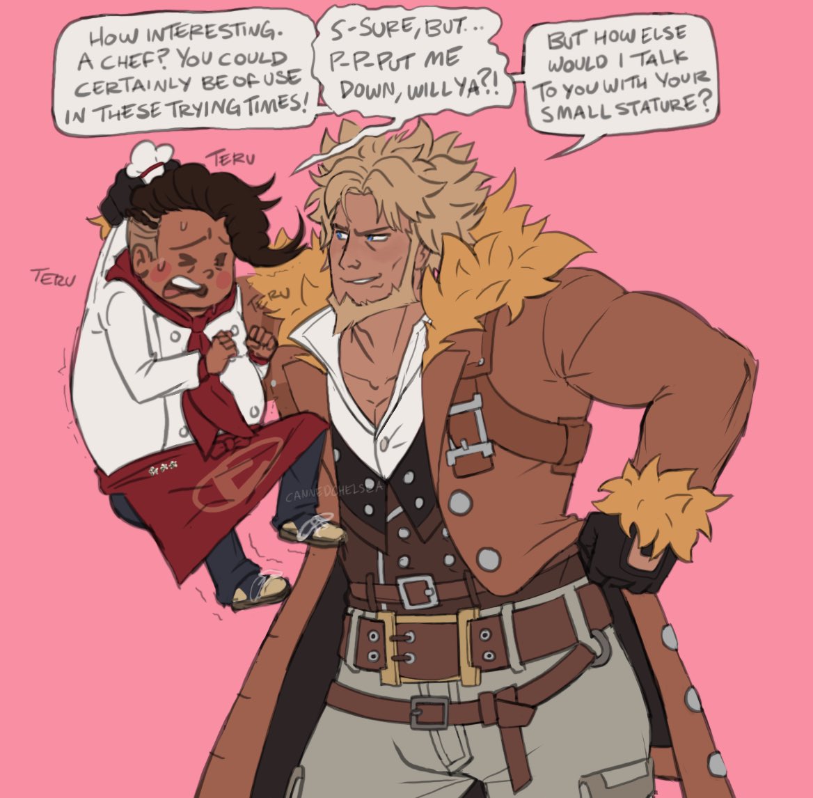 multiverse rp brings about the strangest interactions #danganronpa #guiltygear