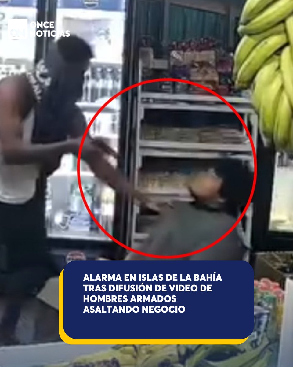 11_Noticias's tweet image. 🚨"Ponete vivo, dame el pisto", dice uno de los dos ladrones al sorprender a irrumpir en negocio en Islas de la Bahía. 

Video aquí👉 oncenoticias.hn/nacionales/ala… 

#Asalto #Honduras #VideoViral