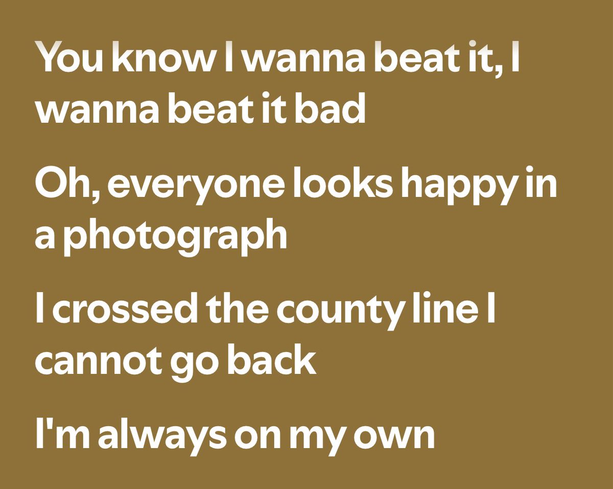 busyhead76's tweet photo. Why did he have to punch me in the gut with Doors, turn around and shove me to the ground with Staying Still, then kick me in my bad knee with All Them Horses? He hates me, that’s why. https://t.co/L66A3Cc36X