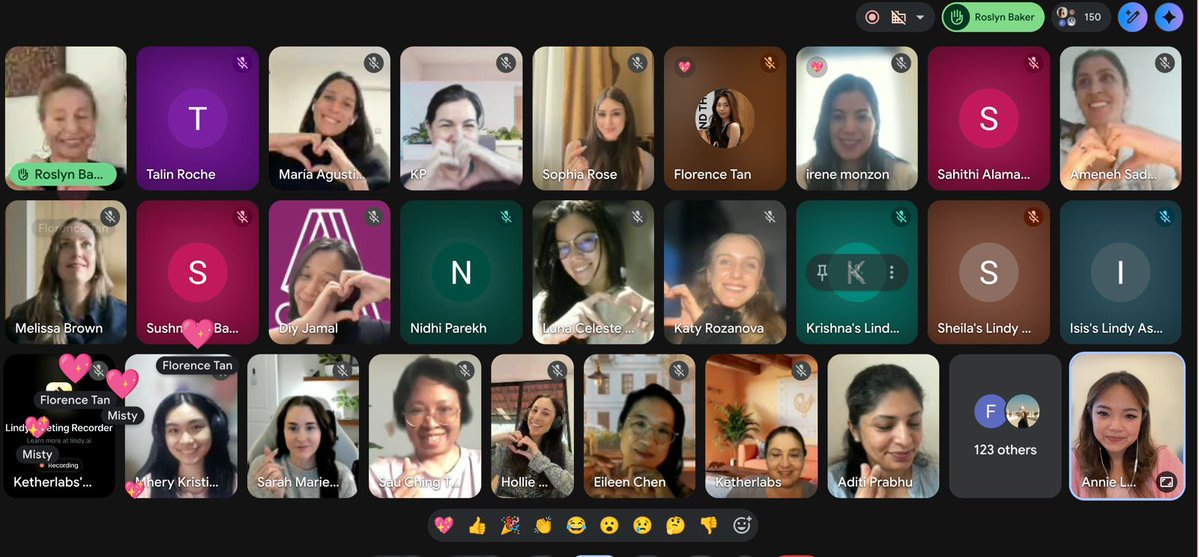 SandyReynaC's tweet image. Week 1 of the Women in AI Accelerator by
@buildclub_ 
is done! 🚀Joined 150+ women for the kick-off — meeting amazing builders and working on my AI project. Excited to build over the next 4 weeks alongside this incredible community. #WomenInAI #BuildClub #WomenWhoCode #AI