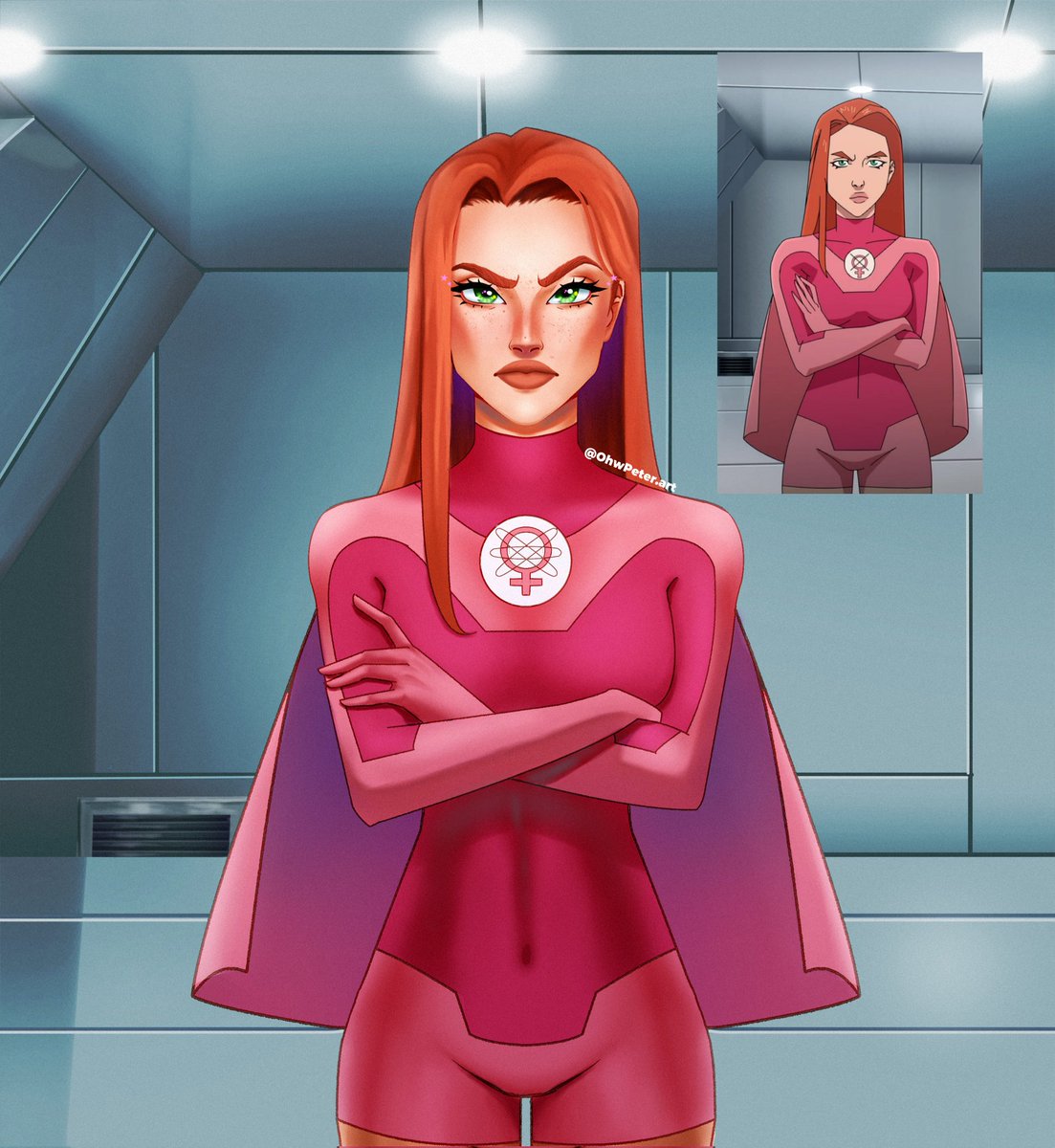 ohwpeter_art's tweet photo. Atomic Eve X My style 

#fanart #invencible #atomiceve https://t.co/kSkqdA6kA6