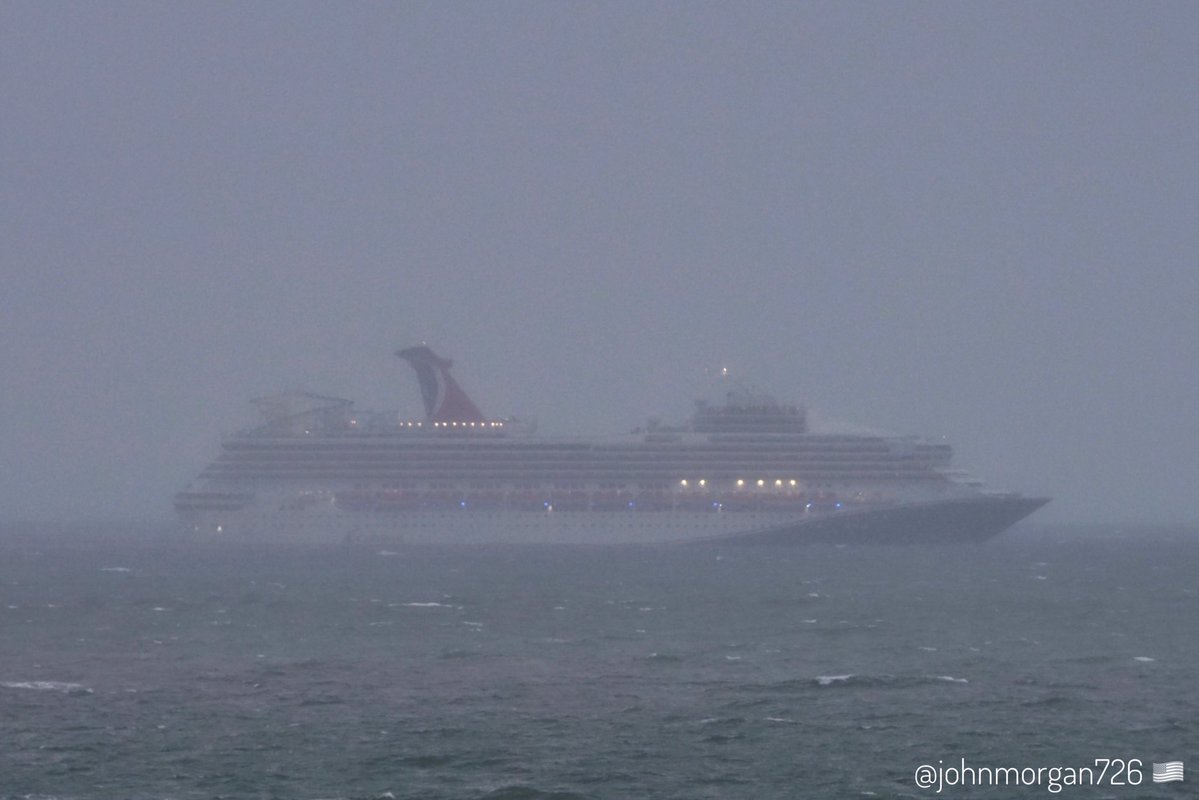 johnmorgan726's tweet image. Four miles off the coast of Virginia Beach after leaving Norfolk, Virginia on Sunday, April 26th, 2026 the CARNIVAL SUNSHINE, IMO:9070058 en route to Bimini, Bahamas, flying the flag of *The Bahamas 🇧🇸. #ShipsInPics #CruiseShip #CarnivalSunshine
