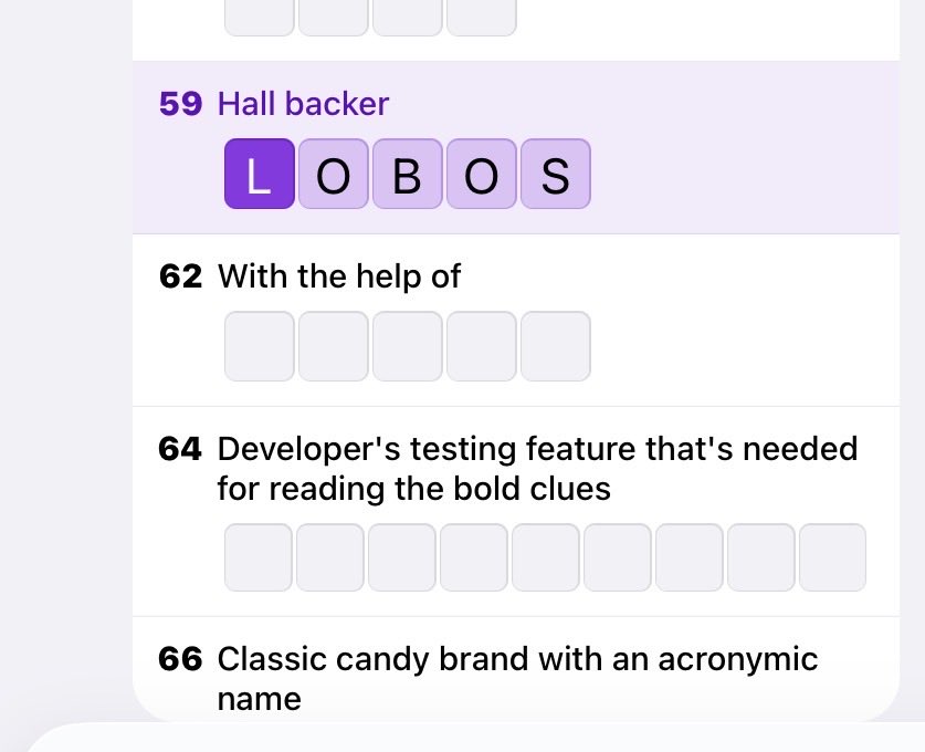 JohnnyNuanes's tweet photo. Today’s crossword. I think I got it right @UNMLoboMBB https://t.co/8xzMrpgWT3