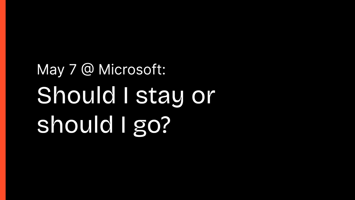 calbucci's tweet photo. If you work at Microsoft, May 7 is a big day.
I worked there for 7 years. Built @seattlefloworg Startup Day for people sitting where you are now.

Stay or go? Found or join? Same conversation at Amazon, Google, Meta. 

16 founders sharing what actually works, including @ericries, @tmyerson, @randfish, @ambikasi, @davidshim. Plus an Advisory Room with investors and operators, a Co-founder Match program, and a Startup Fair.

Founding isn't for everyone. The highs are high; the lows are low. But you get to use your creative brain, build your own roadmap, and skip the meetings and corporate politics that drain your energy.

May 15. Seattle. Prices go up Friday. Link below.