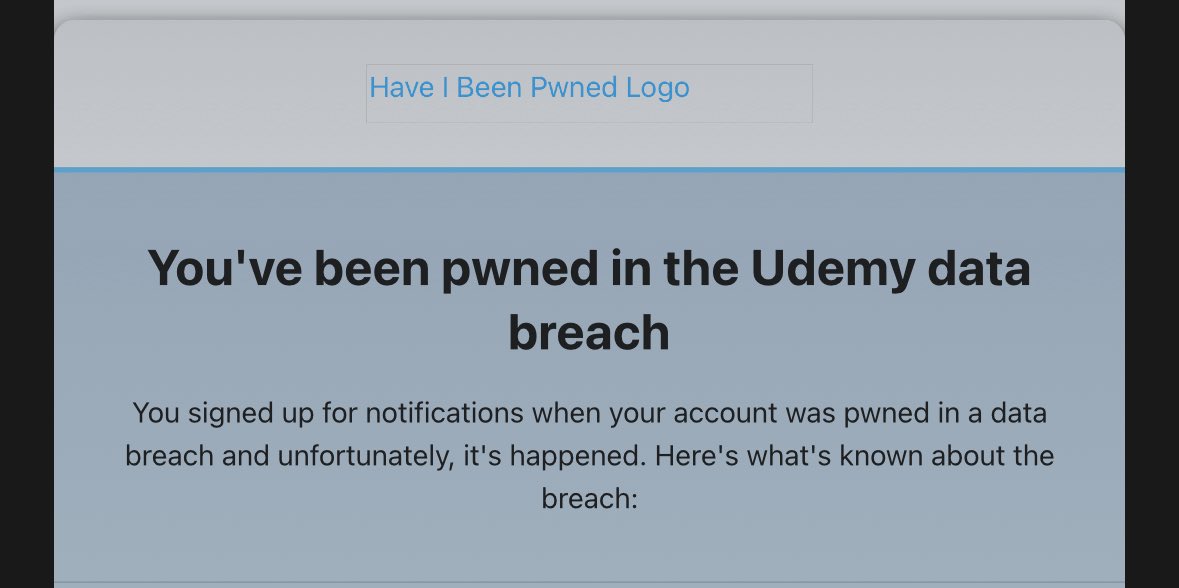 AnwarLKS's tweet photo. @udemy you can’t even protect our fucking data https://t.co/guN3UKmPre