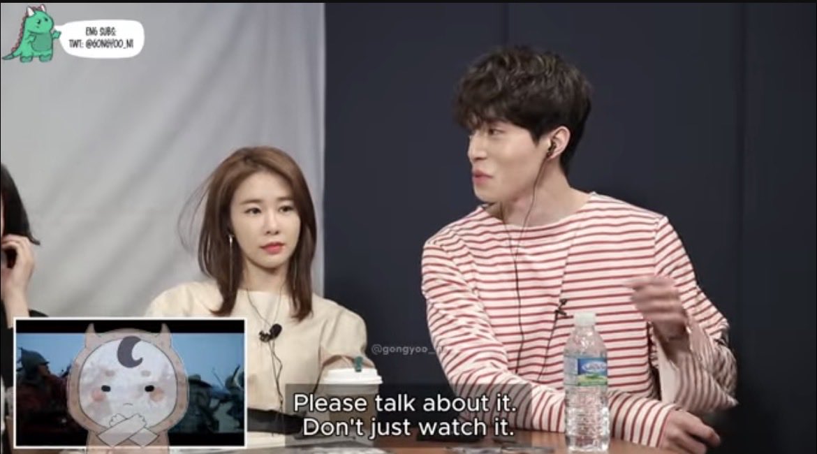 NahoY23115's tweet image. Thank you for sharing!🙏I like the first word of his preaching mode. May there be such a peaceful world🕊️
[ENG SUB] #Goblin Director’s Cut | Final Episode – Full Cast Commentary &amp;amp; Reactions  #LeeDongWook 
youtu.be/-45lS2tLGH4