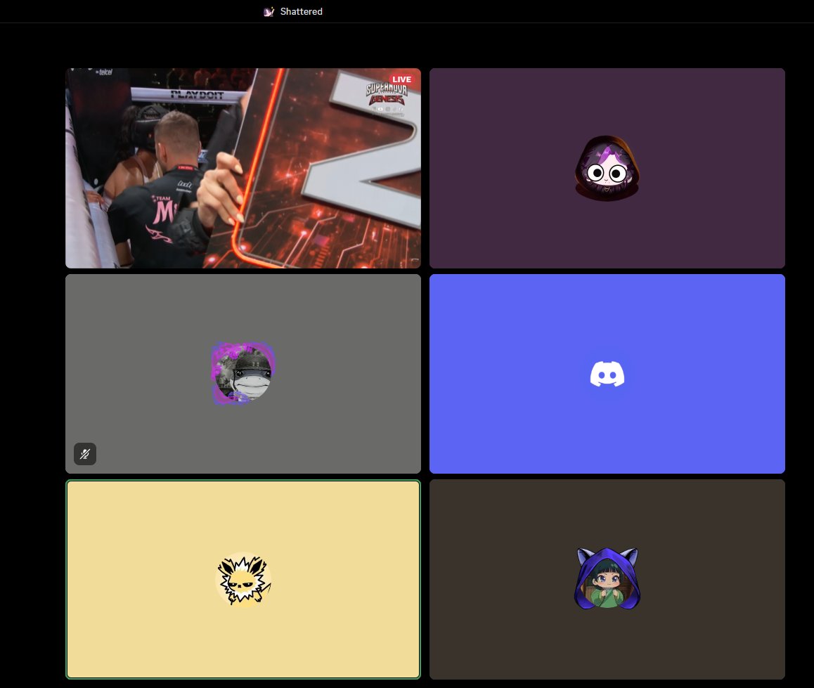 Shattered tweet media