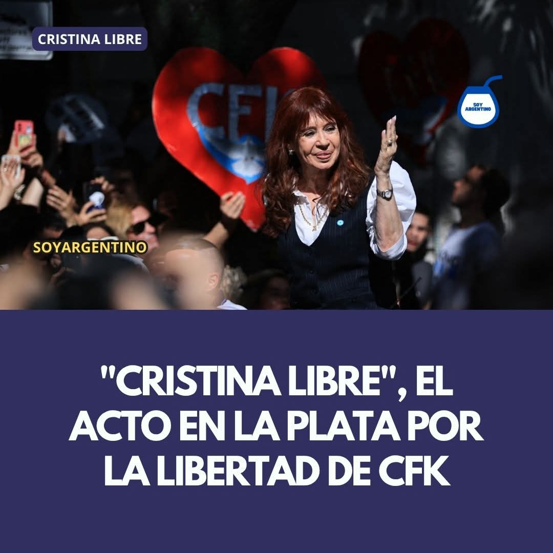 #CristinaLibre debe ser el grito unánime en Argentina
