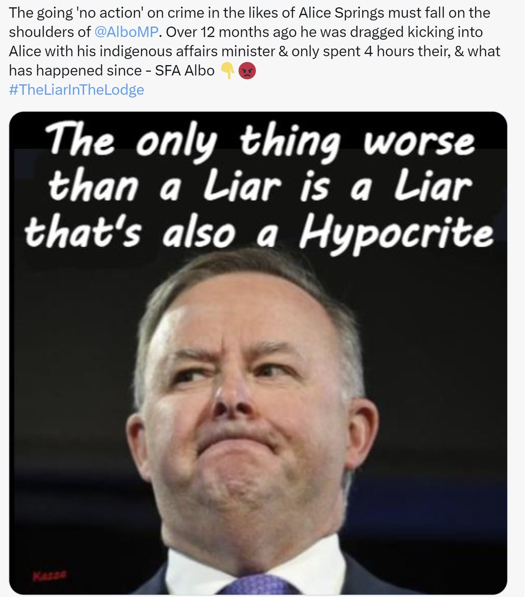 MrsS2023's tweet image. No one likes #Labor or #Liberal because they always lie

Australians know #OneNationAus is the GO

#Labor preferences the #Greens and the #Teals

Greens and Teals hate Australia

Vote #Labor if you hate Australia.