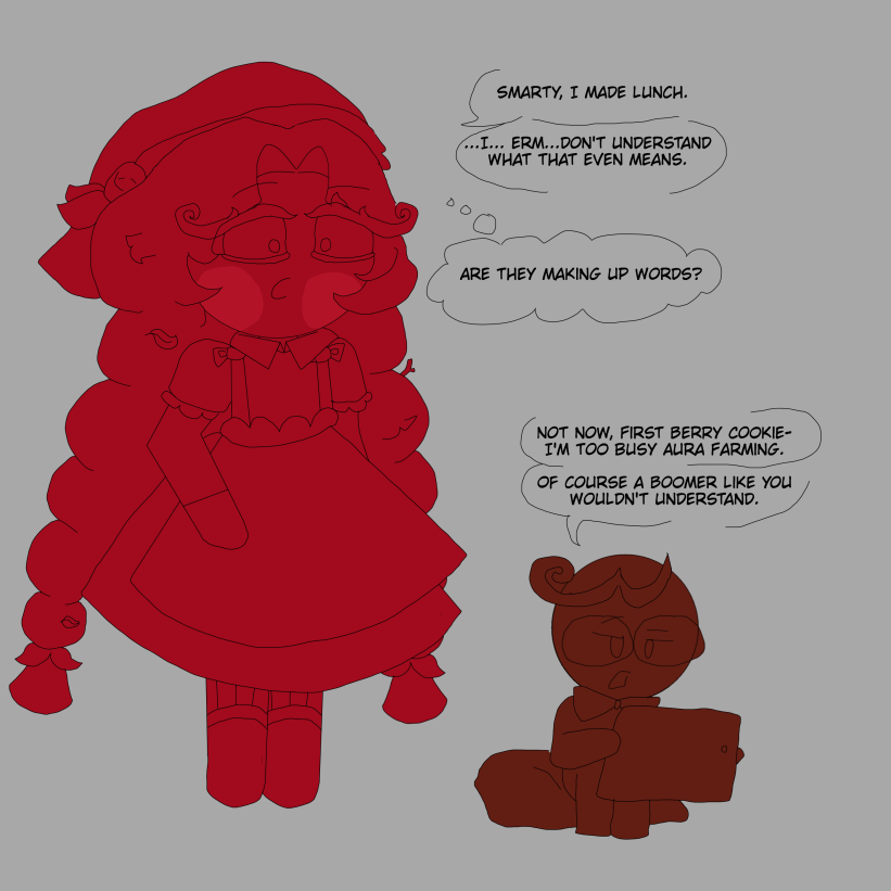 Flowerh4406's tweet photo. Who gave Smarty the tablet??? | #cookierun #firstberrycookie #smartycrwc #cookierunwitchescastle https://t.co/yjZVTuKkOZ