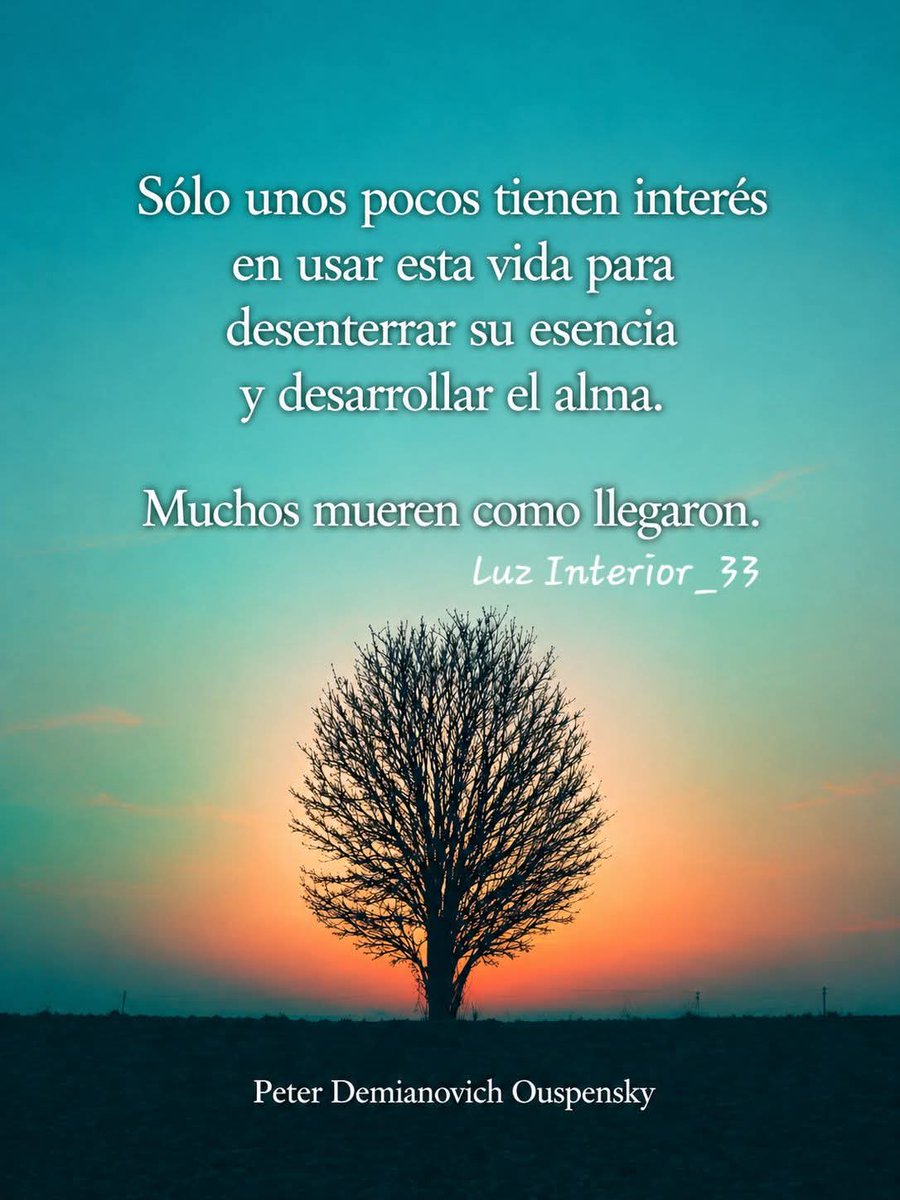 suaVe_teRNuRa's tweet image. "No vinimos solo a existir…
vinimos a despertar ✨
Dentro de ti hay una esencia esperando ser descubierta.
La pregunta es: ¿vas a ignorarla o vas a trabajar en ella?
Muchos pasan por la vida…
pero pocos realmente evolucionan."
 FB. Luz Interior33

#consciencia #evolucion #amor