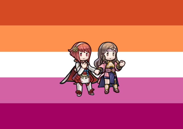 SophSprites's tweet photo. happy #LesbianVisibilityDay #LesbianVisibilityWeek here's sakuhana for this year!! https://t.co/7I7pMKsCTx